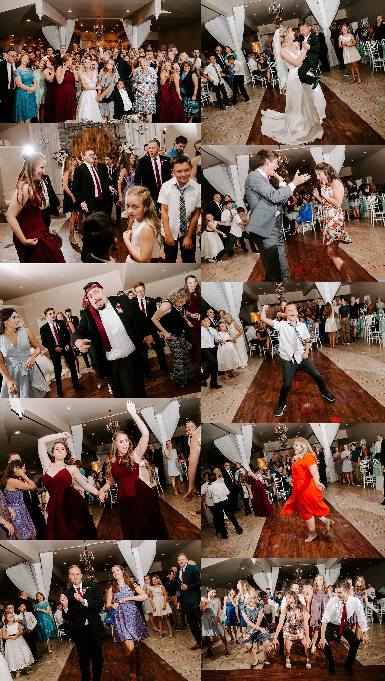 reception dancing photos