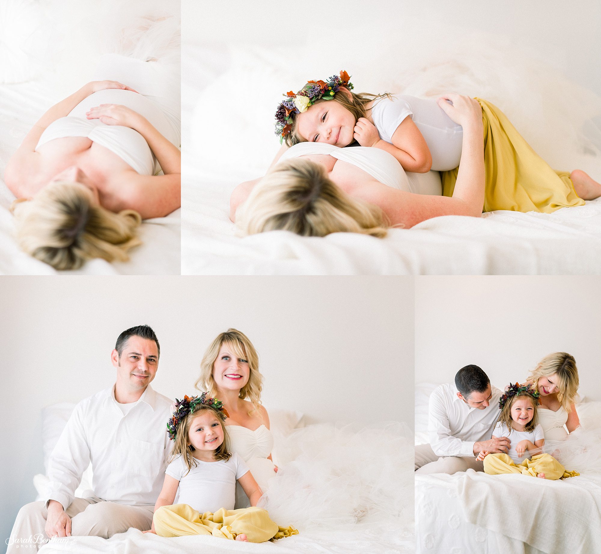family of three photo shoot